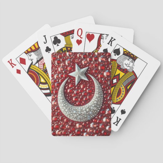 Kaarten spelen met Turkse kleuren (Achterkant)