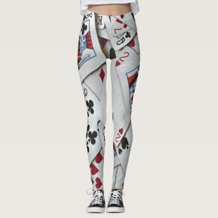 Kaarten spelen Poker Games Queen King Leggings