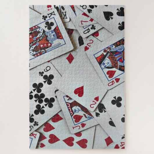Kaarten spelen Poker Games Queen King Legpuzzel (Verticaal)
