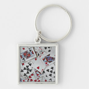 Kaarten spelen Poker Games Queen King Sleutelhanger