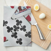 Kaarten spelen Poker Games Queen King Theedoek (Quarter Fold)