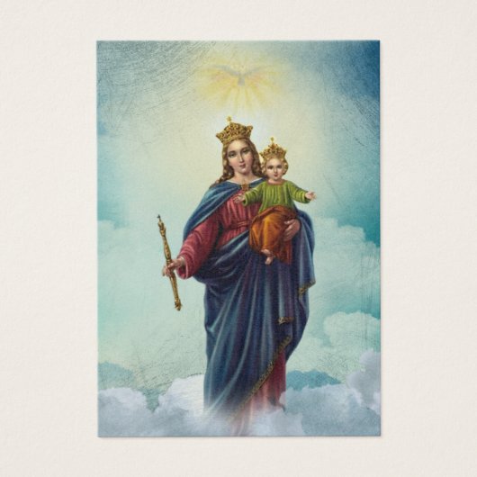 Kaarten ter herinnering aan de Moederdag van Virgi Visitekaartje (Voorkant)