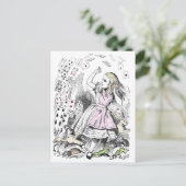 Kaarten vallen Alice aan (Staand voorkant)