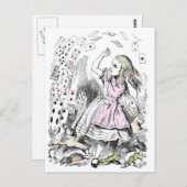 Kaarten vallen Alice aan (Voorkant / Achterkant)