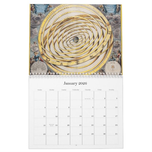 Kaarten van antiquiteiten kalender (Jan 2026)