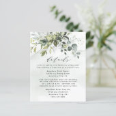 Kaarten van de blauwe eucalyptus Greenery Enclosur (Staand voorkant)