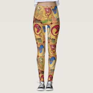 Kaarten van de Duitse rechtbank - vlaggen/honden,  Leggings