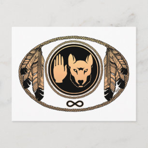 Kaarten van de eerste Naties Wolf Native Art Cards