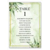 Kaarten van de Eucalyptus Wedding Table (Voorkant)