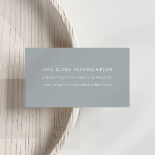 Kaarten van de website Blue Slate Wedding