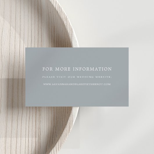 Kaarten van de website Blue Slate Wedding