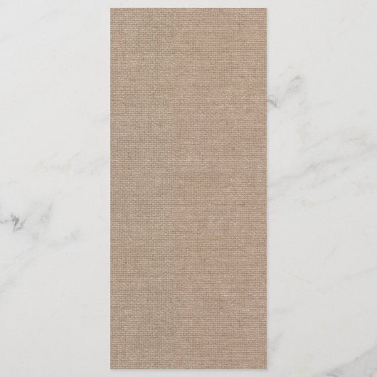 Kaarten van het Menu Brekwonden en Lace Wedding (Achterkant)