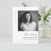 Kaarten van het moderne begrafenissympathiegebed (Staand voorkant)