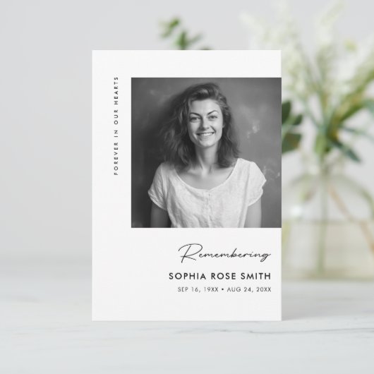 Kaarten van het moderne begrafenissympathiegebed (Staand voorkant)