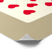 Kaarten van het pak van het Geest in stijl spelen Poster (Hoek)