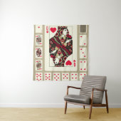 Kaarten van het pak van het Geest in  stijl spelen Wandkleed (In situ)