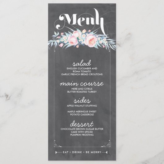 Kaarten van het Rustic Chalkboard Geïnspireerde we (Voorkant)