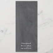 Kaarten van het Rustic Chalkboard Geïnspireerde we (Achterkant)