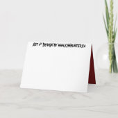 Kaarten van Zombie Horror van Halloween Party (Achterkant)