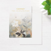 Kaarten voor Abstracte bloemen voor juwelenweergav Visitekaartje (Bureau)