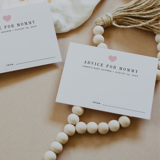 Kaarten voor advies aan baby showers | Blush