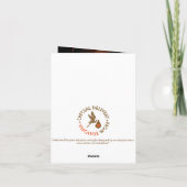 Kaarten voor African Adoption Announcement (Achterkant)