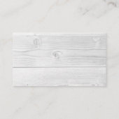 Kaarten voor bruiloft Website Visitekaartje (Achterkant)