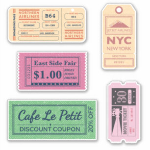 Kaarten voor  cinema sticker