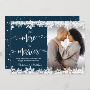 Kaarten voor de aankondiging van de kerstzwangersc