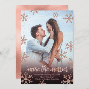 Kaarten voor de aankondiging van de kerstzwangersc