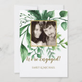 Kaarten voor de bekendmaking van foto's van verlov (Voorkant)