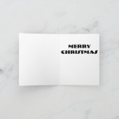 Kaarten voor de kerstkerstkerstkerstzwarte kat (Binnen)