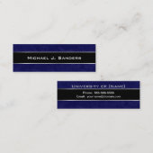 Kaarten voor de naam van het afstuderen - Marmer B Contactkaartje (Voorkant / Achterkant)