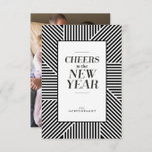 Kaarten voor de nieuwjaarsfeestdag (Voorkant / Achterkant)