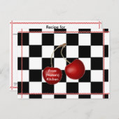 Kaarten voor hergebruik van Cherry Retro (Voorkant / Achterkant)