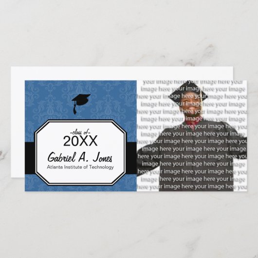 Kaarten voor het Afstuderen van Classy School (Voorkant / Achterkant)