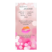 Kaarten voor het op de markt brengen van salon mak (Achterkant)