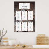  kaarten voor kaartzentekens poster (Keuken)