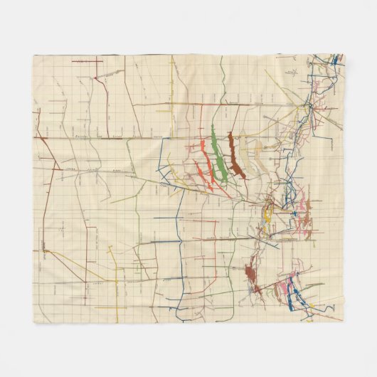 Kaarten voor kernreactoren Nummer VI Fleece Deken (Voorkant (Horizontaal))