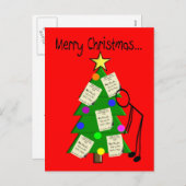 Kaarten voor kerstmis feestdagenkaart (Voorkant / Achterkant)