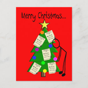 Kaarten voor kerstmis feestdagenkaart
