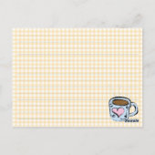 Kaarten voor koffieontvangst (Achterkant)