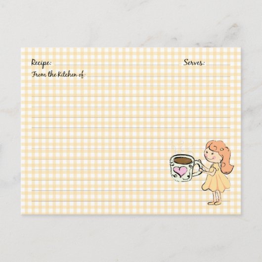 Kaarten voor koffieontvangst (Voorkant)