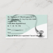 Kaarten voor medische benoeming afsprakenkaartje (Voorkant)