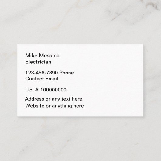 Kaarten voor moderne elektronische bedrijfsprofiel visitekaartje (Achterkant)