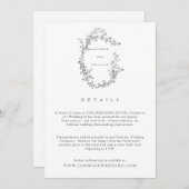 Kaarten voor moderne fijne zweetbruiloft (Voorkant / Achterkant)