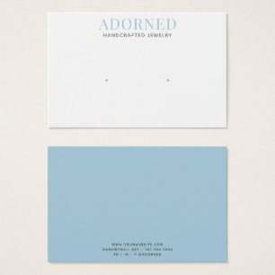 Kaarten voor moderne grafische blauwvintonijnweerg visitekaartje