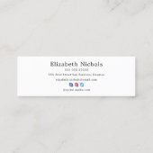 Kaarten voor persoonlijke Afstuderen Contactkaartje (Achterkant)