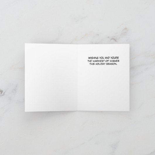 Kaarten voor rendierkunst Aangepaste kerstgriet Ka (Binnen)