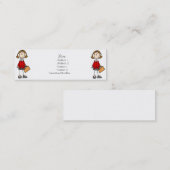 Kaarten voor wieltjes mini visitekaartje (Voorkant / Achterkant)